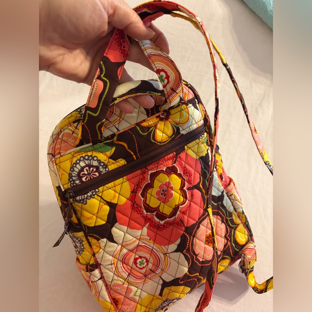 Vera Bradley Backpack💛🩷🤎 - Picture 7 of 13